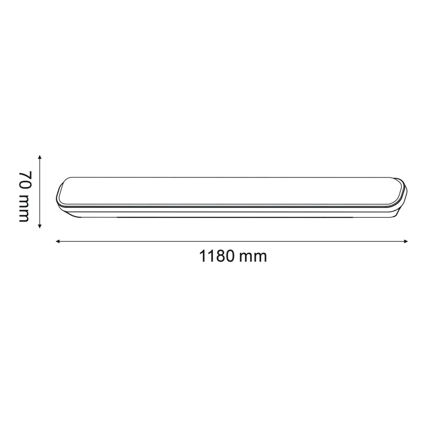 LED tehnička fluorescentna svetiljka LED/30W/230V IP65