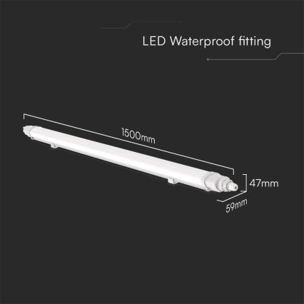 LED tehnička fluorescentna svetiljka LED/48W/230V 4000K IP65 150 cm