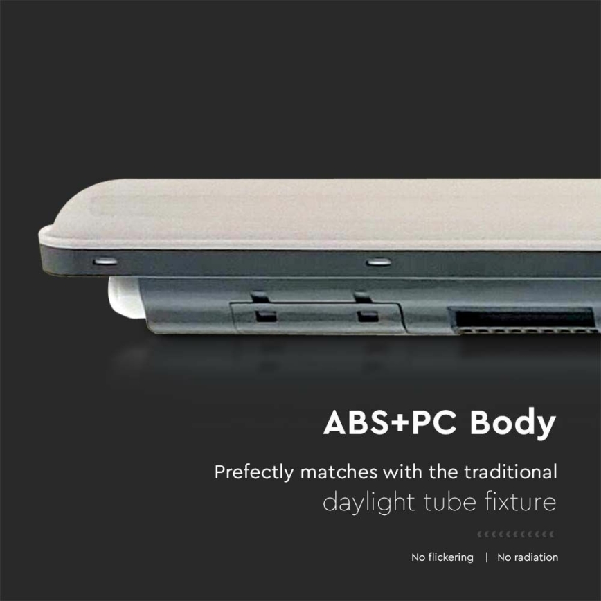 LED tehnička svetiljka sa senzorom X-SERIES LED/36W/230V 6500K 120 cm IP65