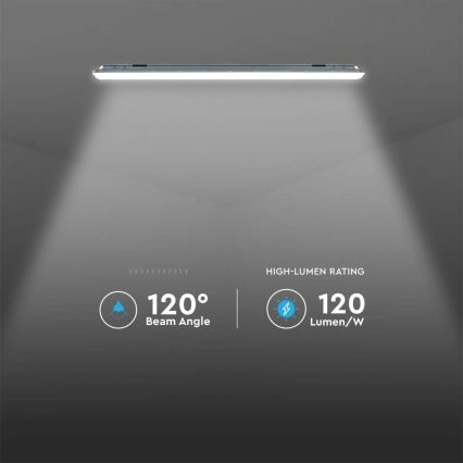 LED tehnička svetiljka sa senzorom X-SERIES LED/36W/230V 6500K 120 cm IP65