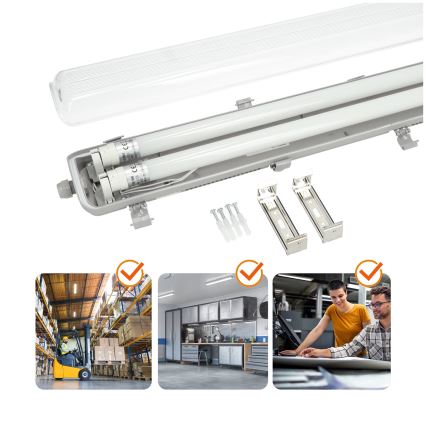LED tehnička fluorescentna svetiljka T8 2xG13/18W/230V 4000K IP65