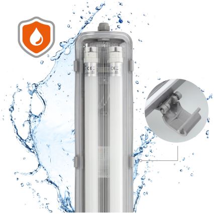 LED tehnička fluorescentna svetiljka T8 2xG13/18W/230V 4000K IP65