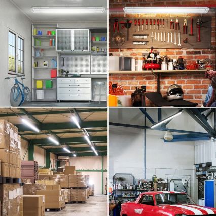 LED tehnička fluorescentna svetiljka T8 2xG13/20W/230V 6500K 120 cm IP65 bela