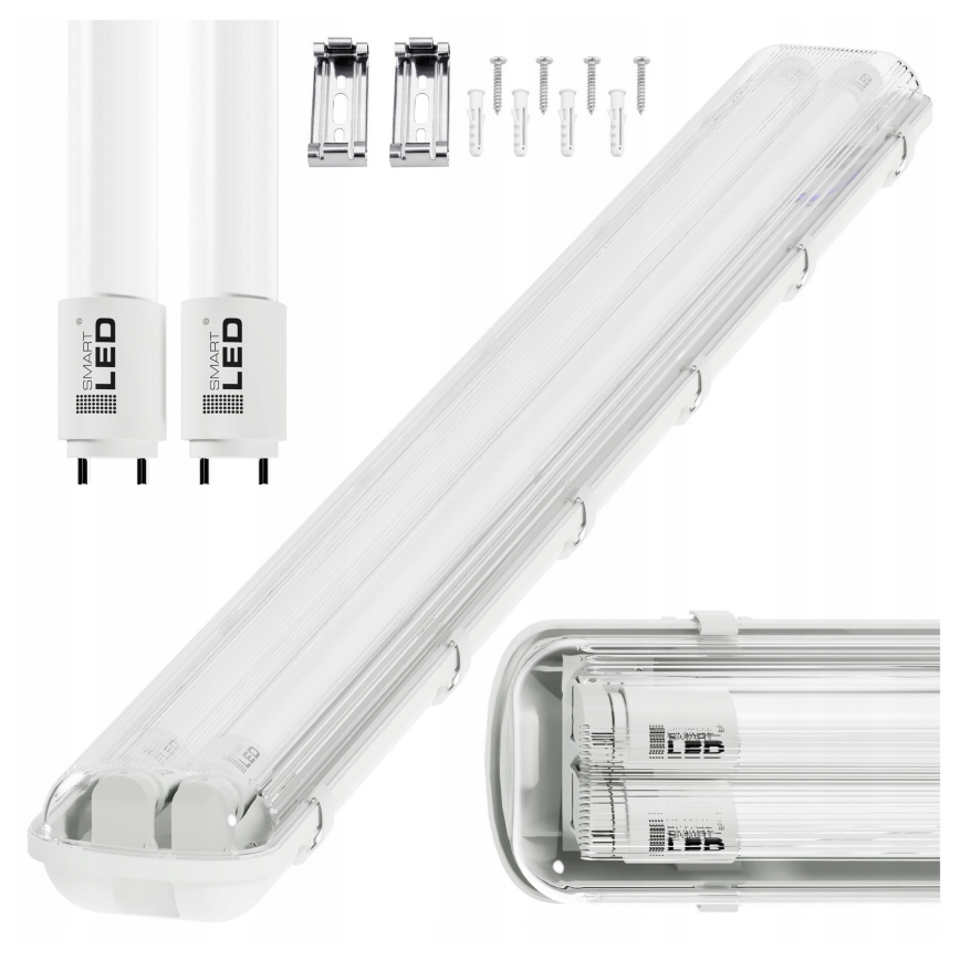 LED tehnička fluorescentna svetiljka T8 2xG13/20W/230V 6500K 120 cm IP65 bela