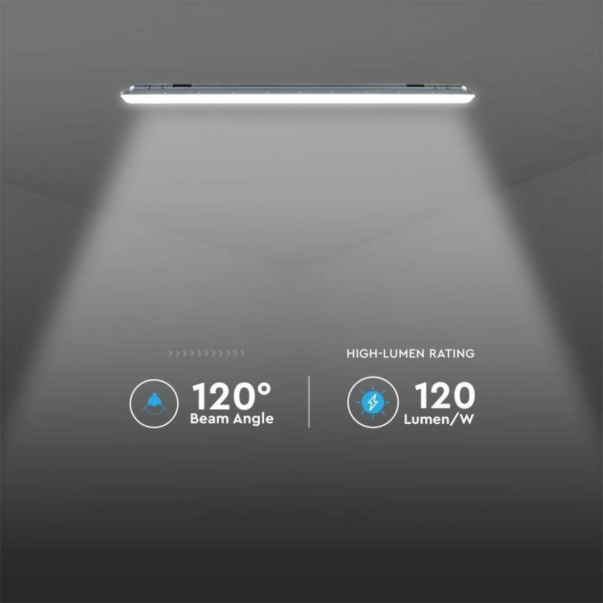 LED tehnička fluorescentna armatura X-SERIES LED/48W/230V 6500K 150 cm IP65