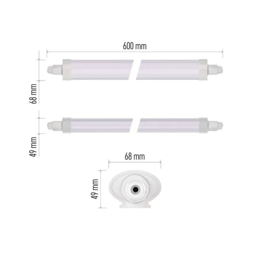 LED tehnička svetiljka DUSTY LED/18W/230V IP65 4000K 60 cm