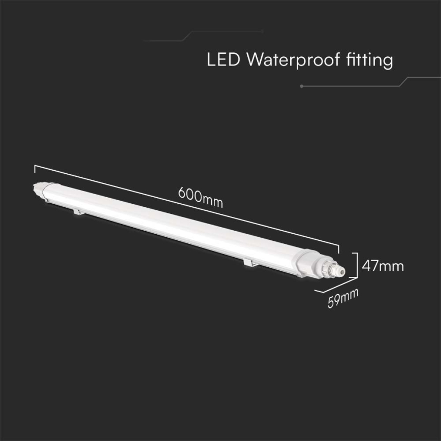 LED tehničko fluorescentno svetlo LED/18W/230V 4000K IP65 60 cm