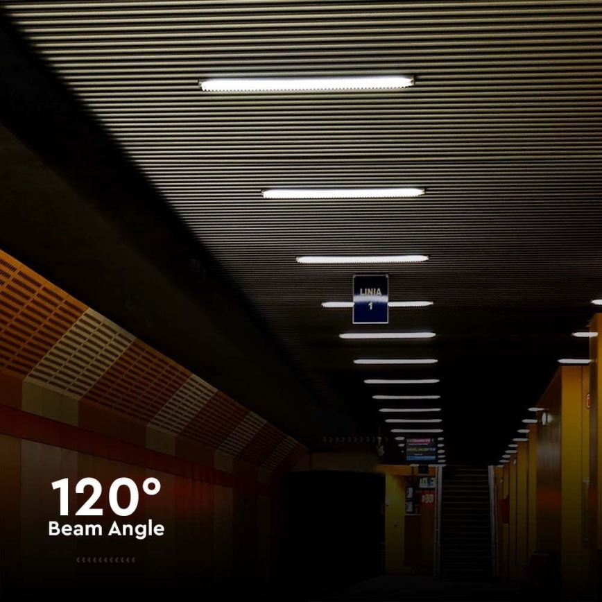 LED tehničko fluorescentno svetlo LED/36W/230V 4000K IP65 120 cm