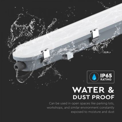 LED tehničko fluorescentno svetlo sa hitnim modulom LED/48W/230V 6500K IP65 2200 mAh 150 cm