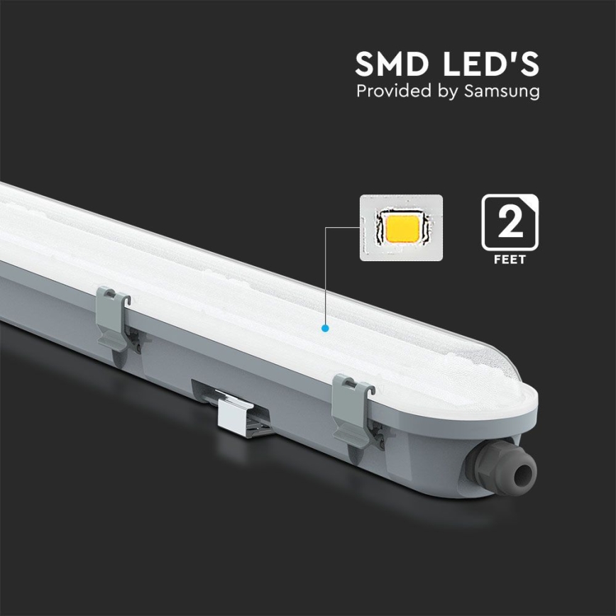 LED tehničko fluorescentno svetlo SAMSUNG čip LED/18W/230V 6500K IP65 60 cm