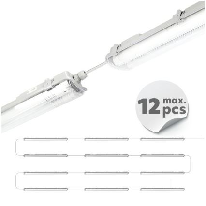LED tehničko fluorescentno svetlo T8 2xG13/18W/230V 6500K IP65 127 cm