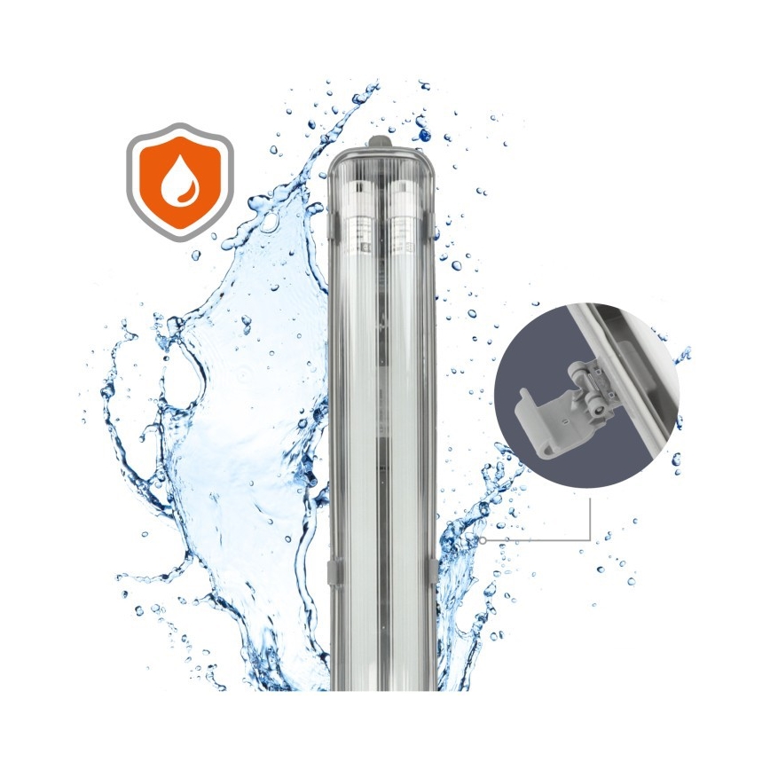 LED tehničko fluorescentno svetlo T8 2xG13/18W/230V 6500K IP65 127 cm