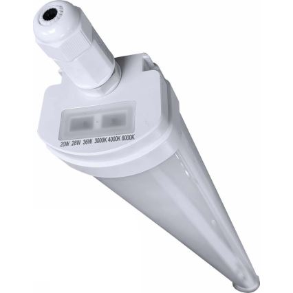 LED prigušiva tehnička fluorescentna svetiljka VOLITER LED/20/28/36W/230V 3000/4000/6000K 120 cm IP65 bela