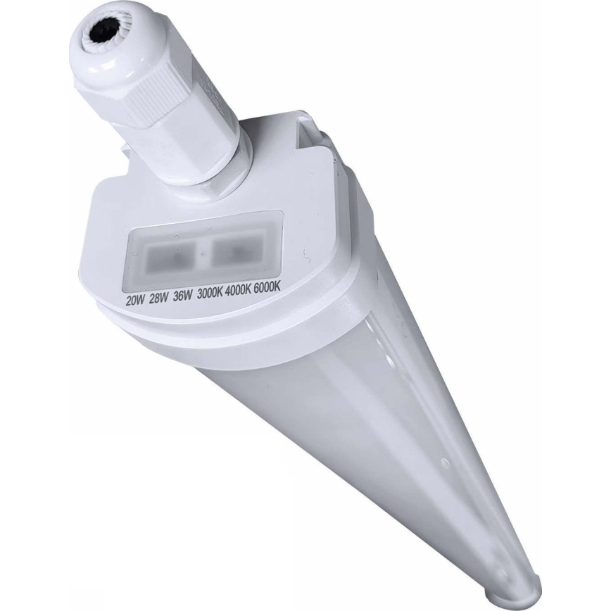 LED prigušiva tehnička fluorescentna svetiljka VOLITER LED/20/28/36W/230V 3000/4000/6000K 120 cm IP65 bela
