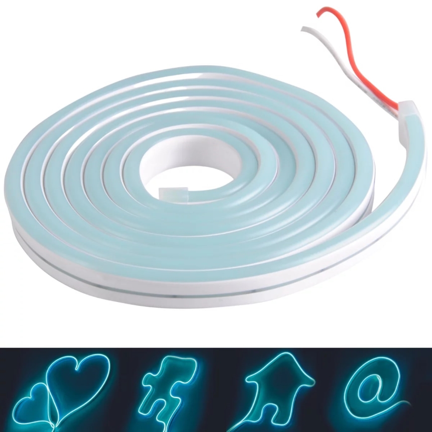 LED traka NEON 2 m, 17 W, 12 V, IP65, plava