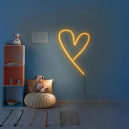 LED traka NEON 2 m LED/17W/12V IP65 narandžasta