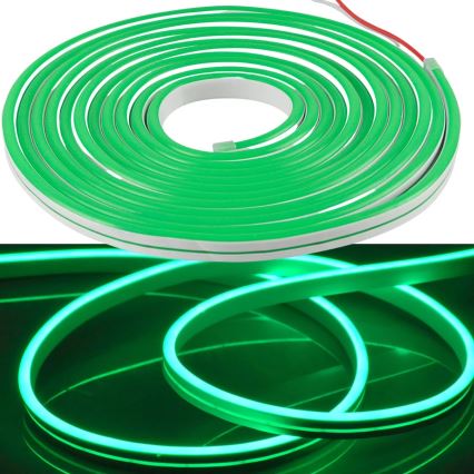 LED traka NEON 5 m LED/23W/12V IP65 zelena