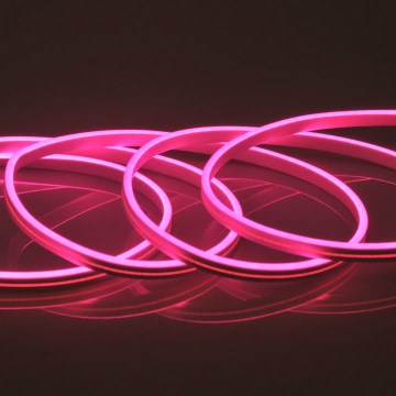 LED traka NEON 5 m LED/27W/12V IP65 ružičasta