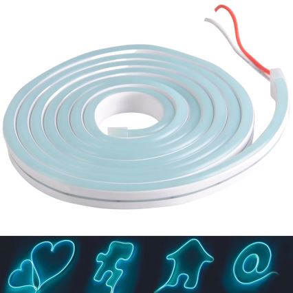 LED traka NEON 5m LED/40W/24V plava IP65