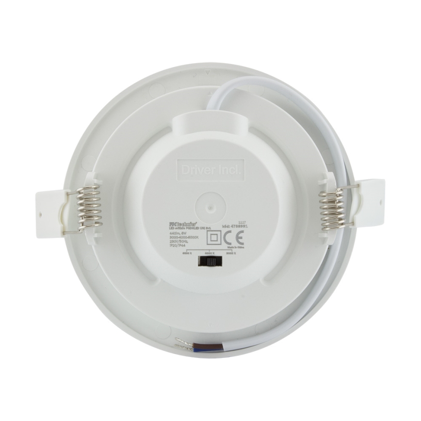 LED ugradna kupatilska svetiljka LED/6W/230V 3000/4000/6000K IP44