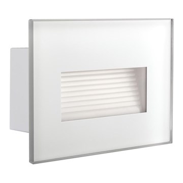LED ugradna lampa GLASI LED/3W/230V 3000K IP44 bela