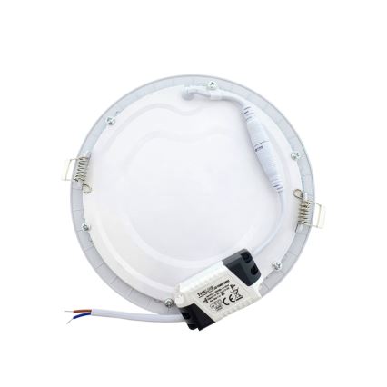 LED ugradna svetiljka QTEC LED/12W/230V 6500K preč. 16,7 cm