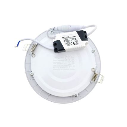 LED ugradna stropna svetiljka CIRCLE LED/9W/230V 6500K, prečnik 14,5 cm, bela