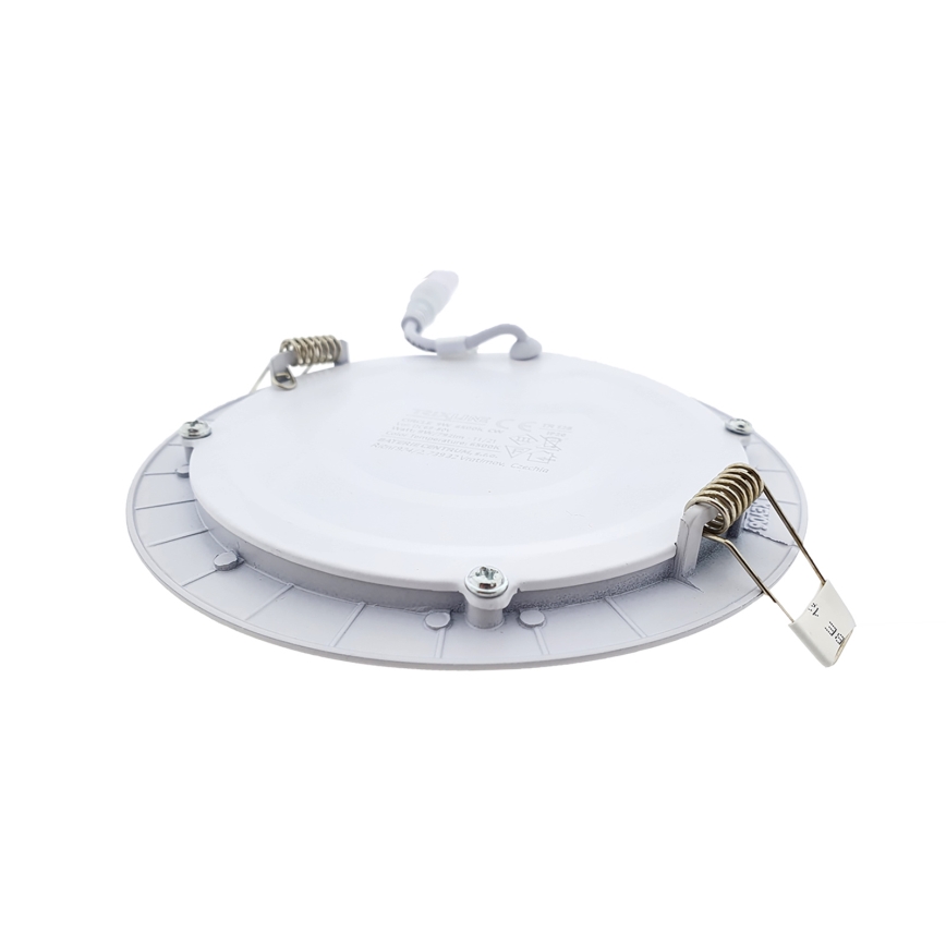 LED ugradna stropna svetiljka CIRCLE LED/9W/230V 6500K, prečnik 14,5 cm, bela