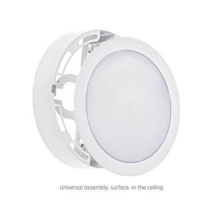 LED ugradna svetiljka ALGINE 2u1 LED/12W/230V 3000K bela