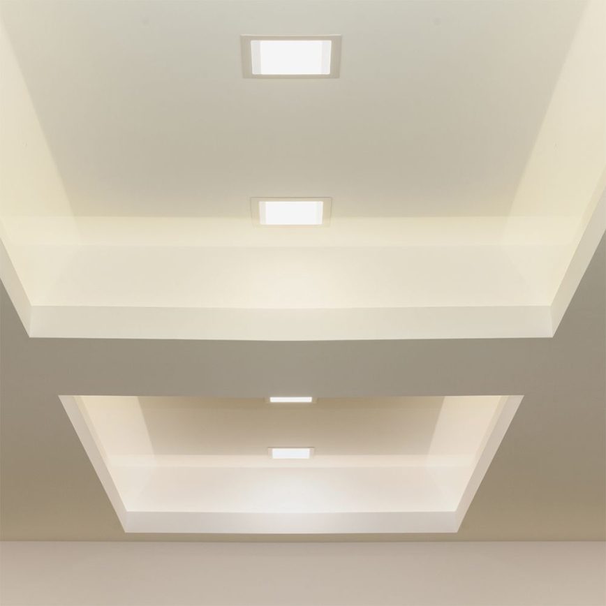 LED ugradna svetiljka LED/3W/230V 9x9 cm 3000K bela