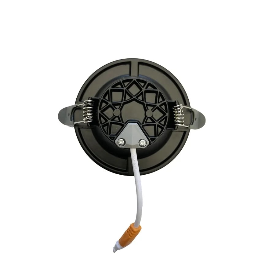 LED ugradna svetiljka LED/7,5W/230V 4000K crna/zlatna