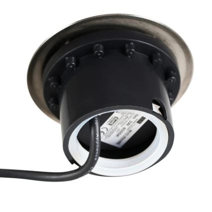 LED ugradna svetiljka MIVO LED/3W/230V prečnika 12 cm IP67 mat hrom