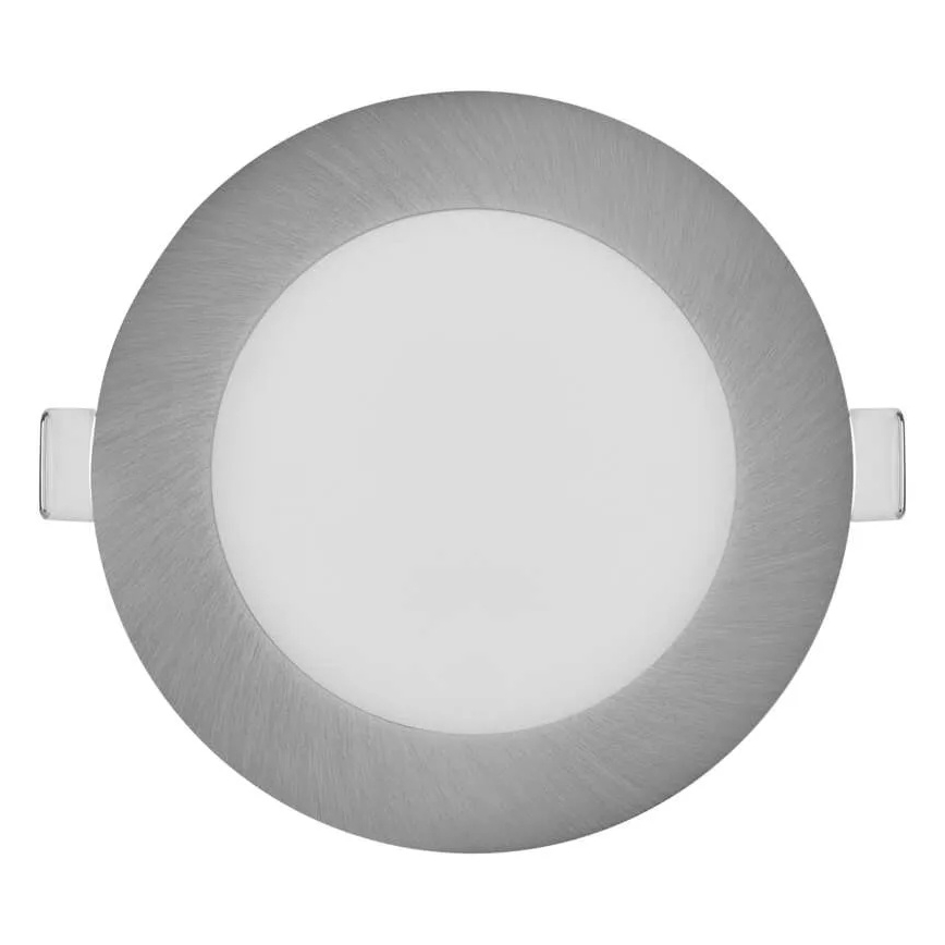 LED ugradna svetiljka NEXXO LED/7W/230V 3000/3500/4000K srebrna prečnik 12 cm