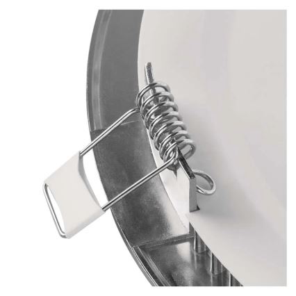 LED ugradna svetiljka NEXXO LED/7W/230V 3000/3500/4000K srebrna prečnik 12 cm