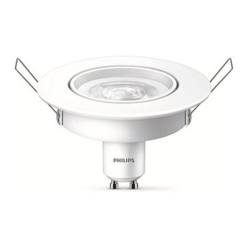 LED ugradna svetiljka Philips 1xGU10/4,7W/230V 2700K