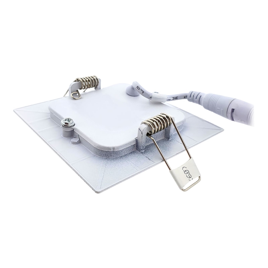 LED ugradno svetlo QTEC LED/3W/230V 6500K 8,3x8,3 cm