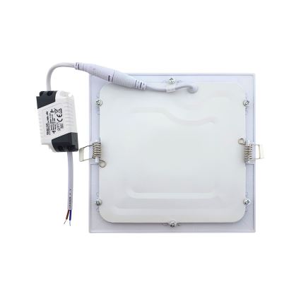 LED ugradna svetiljka QTEC LED/9W/230V 2700K 14,6x14,6 cm