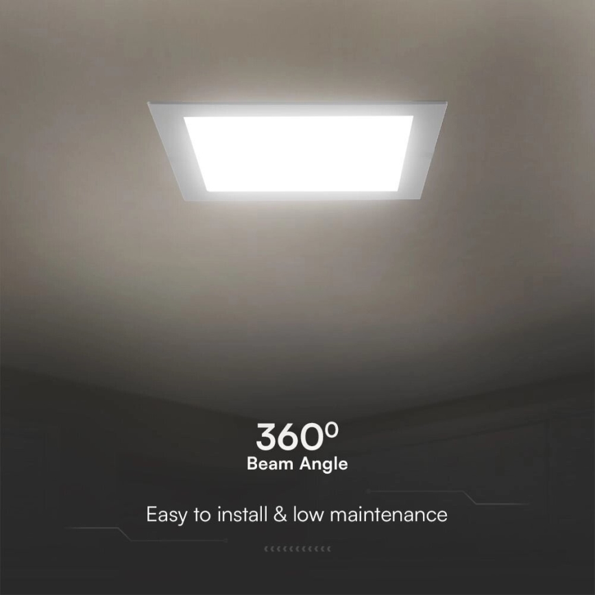LED ugradna svetiljka SAMSUNG CHIP LED/3W/230V 4000K 9x9 cm bela