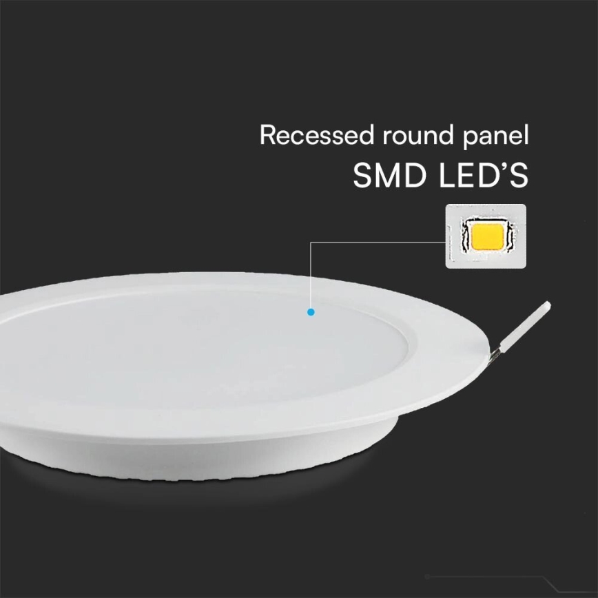 LED ugradna svetiljka SAMSUNG čip LED/24W/230V 4000K pr. 29,4 cm bela
