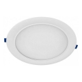 LED ugradna svetiljka SIGARO LED/24W/230V 3000/4000/6500K prečnika 22 cm, bela