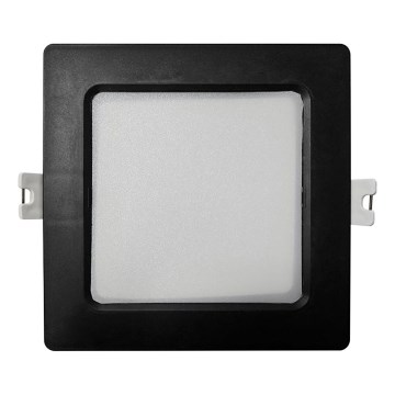 LED ugradna svetiljka SQUARE LED/6W/230V 4000K 12x12 cm crna