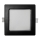 LED ugradna svetiljka SQUARE LED/6W/230V 4000K 12x12 cm crna