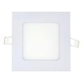 LED ugradna svetiljka SQUARE LED/6W/230V 4200K 11,8x11,8 cm bela