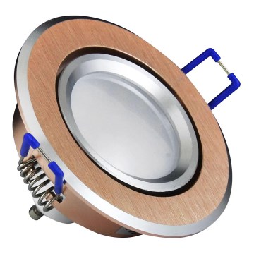 LED ugradna svetiljka SUN OLAL 1xGU10/3,5W/230V 3000K prečnik 8,4 cm zlatna