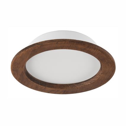 LED ugradna svetiljka WOODY SPOT LED/16,5W/230V 4000K trešnja, prečnik 18,5 cm