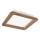 LED ugradna svetiljka WOODY SPOT LED/17W/230V 3000K orah 18,5x18,5 cm