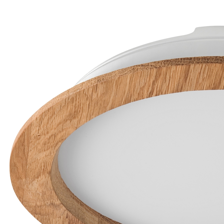 LED ugradna svetiljka WOODY SPOT LED/23,5W/230V 4000K hrast, prečnik 23,5 cm