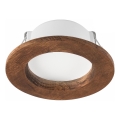 LED ugradna svetiljka WOODY SPOT LED/5,5W/230V 4000K trešnja, prečnik 10 cm