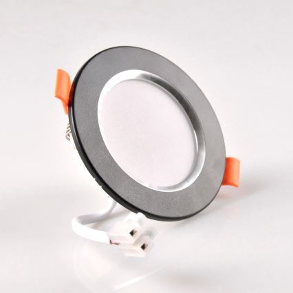 LED ugradna svetiljka ZOE LED/4,8W/230V crna