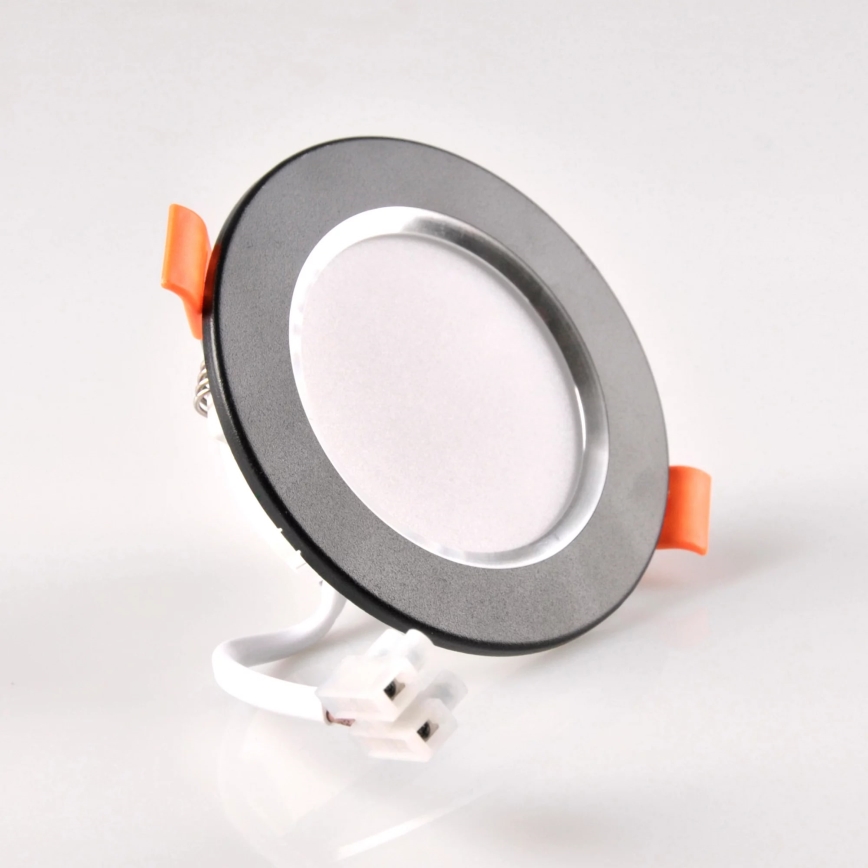 LED ugradna svetiljka ZOE LED/4,8W/230V crna
